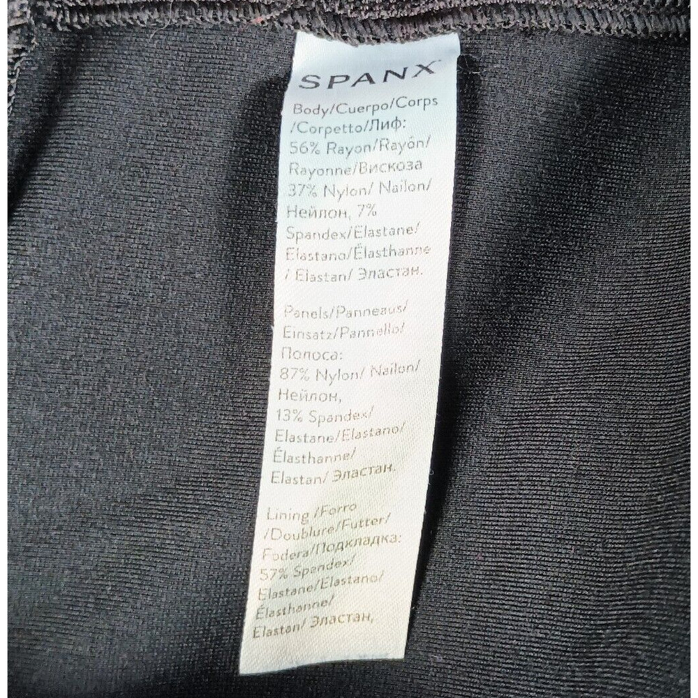 SPANX Ponte Leggings Women Size Medium Black Pull On Slim Work Pants Shaping - Picture 8 of 9